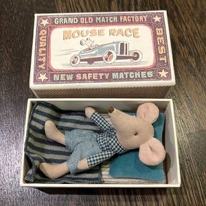 Maileg Mouse Race Box Little Brother Mouse
